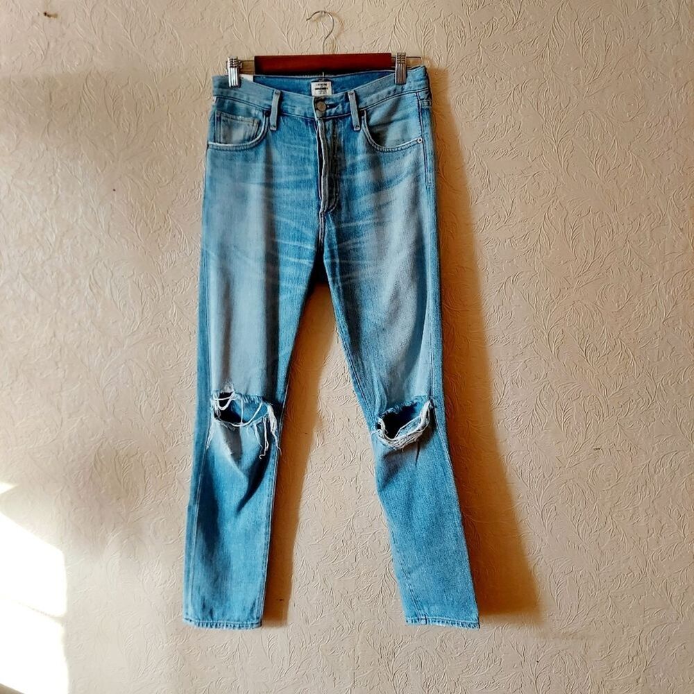 Citizens of Humanity Premium Vintage Liya High Rise Classic Fit Crop Jeans 24